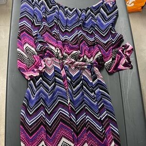 Chevron Multicolored Dress